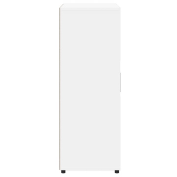 Dulap, alb, 60x31x84 cm, lemn prelucrat - Img 5