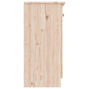 Dulap ALTA, 112x35x73 cm, lemn masiv de pin - Img 8