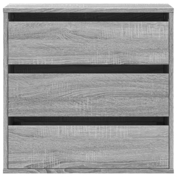 Dulap colț cu sertare sonoma gri 60x41x58 cm lemn prelucrat - Img 4