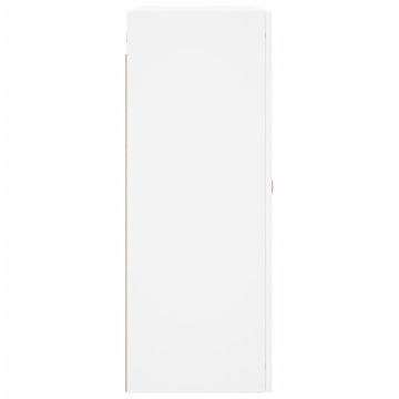 Dulap cu montaj pe perete, alb, 69,5x34x90 cm - Img 7