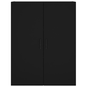 Dulap cu montaj pe perete, negru, 69,5x34x90 cm - Img 6