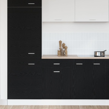 Dulap cu Sertare Black Oak - 50x46x81.5 cm, Fabricat din Lemn Prelucrat - Img 4