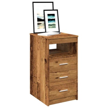 Dulap cu sertare, lemn vechi, 40x50x76 cm, lemn compozit - Img 4