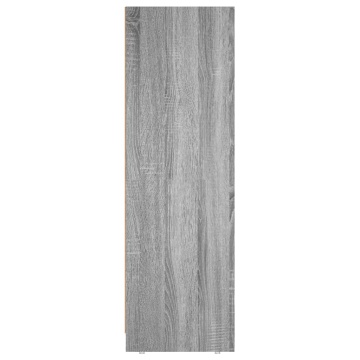 Dulap de baie, gri sonoma, 30x30x95 cm, lemn prelucrat - Img 4