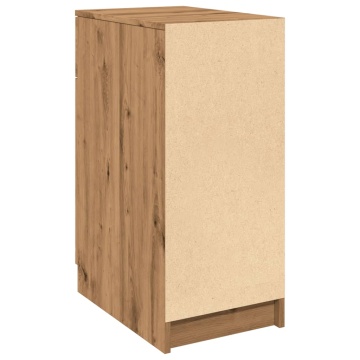 Dulap de birou, stejar artizanal, 33x50x75 cm lemn prelucrat - Img 6