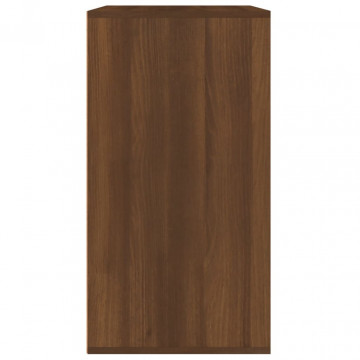 Dulap de cosmetice, stejar maro, 80x40x75 cm, lemn prelucrat - Img 8