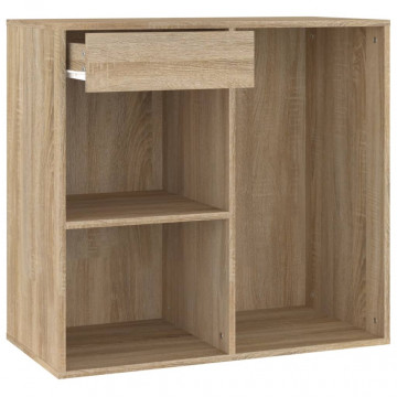 Dulap de cosmetice, stejar sonoma, 80x40x75 cm, lemn prelucrat - Img 2