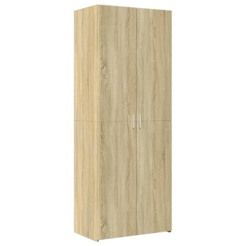 Dulap de depozitare, stejar sonoma, 70x42,5x225, lemn prelucrat - Img 8