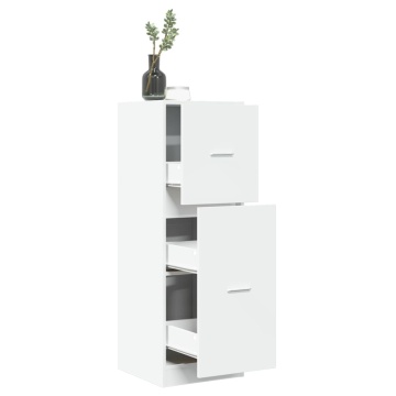 Dulap de farmacie, alb, 40x41x118 cm, lemn prelucrat - Img 1