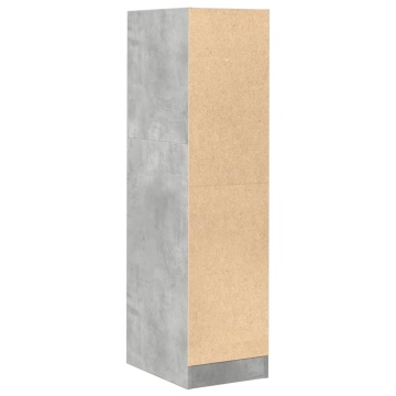 Dulap de farmacie, gri beton, 30x41x118 cm, lemn prelucrat - Img 6