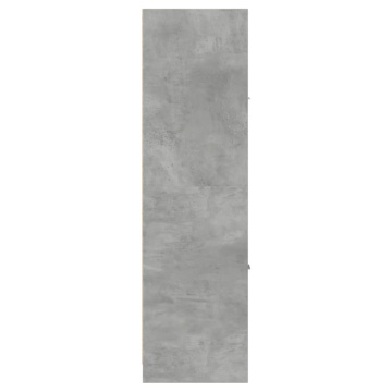 Dulap de farmacie, gri beton, 30x41x144,5 cm, lemn prelucrat - Img 5