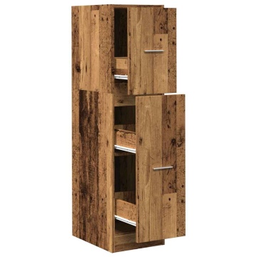 Dulap de farmacie, lemn vechi, 30x41x118 cm, lemn prelucrat - Img 2
