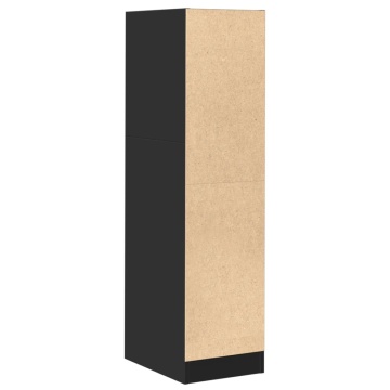 Dulap de farmacie, negru, 30x41x118 cm, lemn prelucrat - Img 6