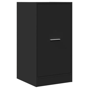 Dulap de farmacie, negru, 40x41x77,5 cm, lemn prelucrat - Img 3