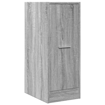 Dulap de farmacie, sonoma gri, 30x41x77,5 cm, lemn prelucrat - Img 3