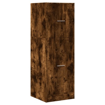 Dulap de farmacie stejar fumuriu, 40x41x118 cm, lemn prelucrat - Img 3