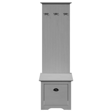 Dulap de hol cu cârlige „BODO” gri 50x40x157 cm - Img 4