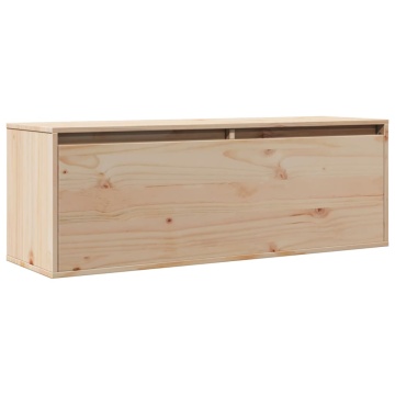 Dulap de perete, 100x30x35 cm, lemn masiv de pin - Img 2
