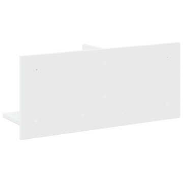 Dulap de perete, alb, 70x16,5x30 cm, lemn prelucrat - Img 5