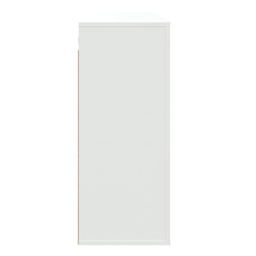 Dulap de perete, alb, 80x33x80 cm, lemn prelucrat - Img 8