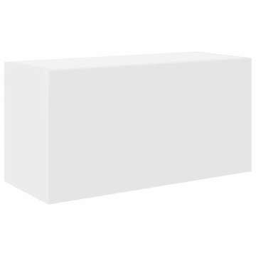 Dulap de perete de baie, alb, 60x25x30 cm, lemn prelucrat - Img 2