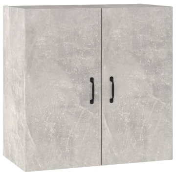 Dulap de perete, gri beton, 60x31x60 cm, lemn prelucrat - Img 2