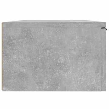 Dulap de perete, gri beton, 68x30x20 cm, lemn compozit - Img 7