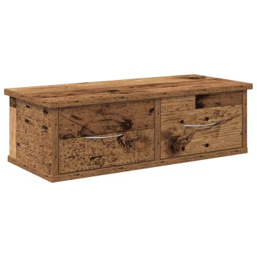 Dulap de perete, lemn învechit, 60x26x18,5 cm, lemn prelucrat - Img 2