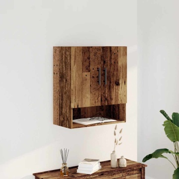 Dulap de perete, lemn vechi, 60x31x70 cm, lemn compozit - Img 1