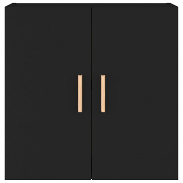 Dulap de perete, negru, 60x30x60 cm, lemn prelucrat - Img 8