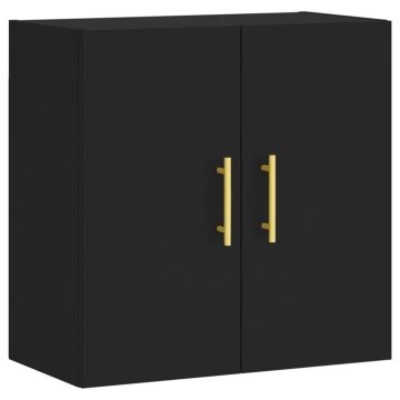 Dulap de perete, negru, 60x31x60 cm, lemn compozit - Img 2