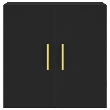 Dulap de perete, negru, 60x31x60 cm, lemn compozit - Img 8