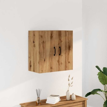 Dulap de perete, stejar artizanal, 60x31x60 cm, lemn prelucrat - Img 3
