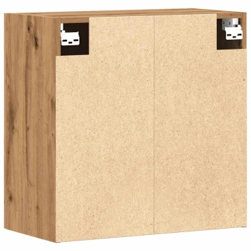 Dulap de perete, stejar artizanal, 60x31x60 cm, lemn prelucrat - Img 5