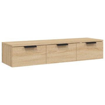 Dulap de perete, stejar sonoma, 102x30x20 cm, lemn compozit - Img 2