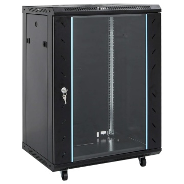 Dulap de server, 15U, 19 IP20, negru, 53x40x80 cm - Img 1