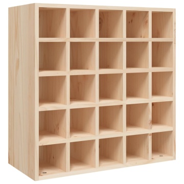 Dulap de vinuri, 56x25x56 cm, lemn masiv de pin - Img 2