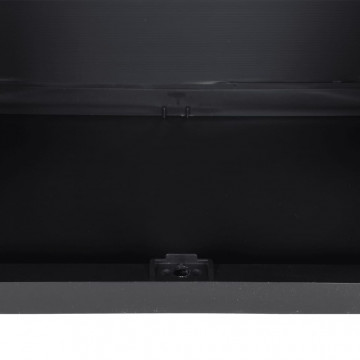 Dulap depozitare de exterior, gri și negru, 65x37x85 cm, PP - Img 7