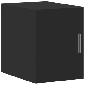Dulap depozitare slim negru 30x42,5x225 cm lemn prelucrat - Img 8