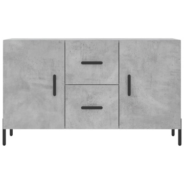 Dulap, gri beton, 100x36x60 cm, lemn compozit - Img 5