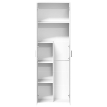 Dulap înalt, alb, 60x35x180 cm, lemn prelucrat - Img 6