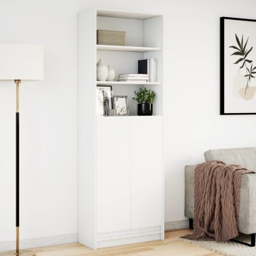 Dulap înalt cu LED alb 69x32,5x200 cm lemn prelucrat - Img 4