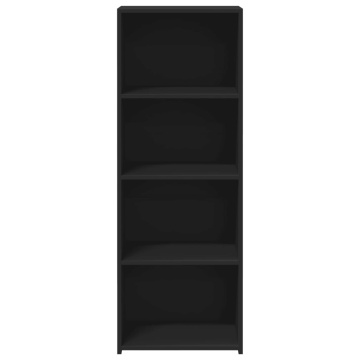Dulap înalt, negru, 45x41x124 cm, lemn prelucrat - Img 4