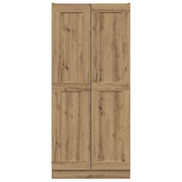 Dulap înalt, stejar artizanal, 82,5x30,5x185 cm, lemn prelucrat - Img 3