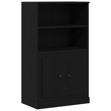 Dulap înalt, stejar negru, 60x35,5x103,5 cm, lemn prelucrat - Img 2