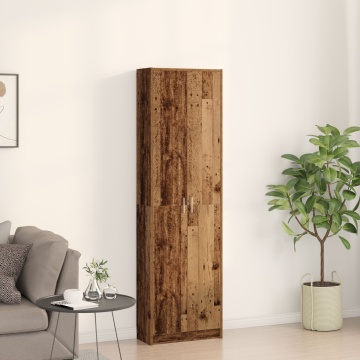 Dulap Lemn Vechi 55x25x189 cm Lemn Prelucrat - Img 4
