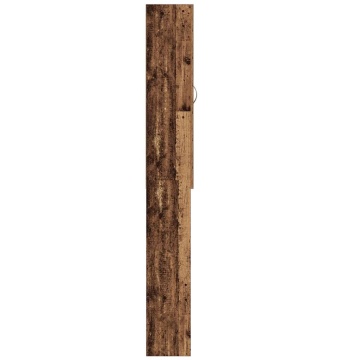 Dulap mașina de spălat, lemn vechi, 64x25,5x190 cm - Img 7