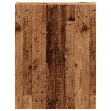 Dulap montat pe perete lemn vechi 69,5x34x90 cm - Img 4