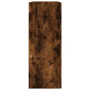 Dulap montat pe perete, stejar fumuriu, 69,5x34x90 cm - Img 7