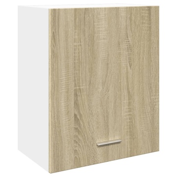 Dulap montat pe perete stejar sonoma 50x31x60 cm lemn prelucrat - Img 2